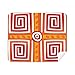 Spiral Boxes Mexico Totems Ancient Civilization Cleaning Cloth Screen Cleaner 2pcs Suede Fabric