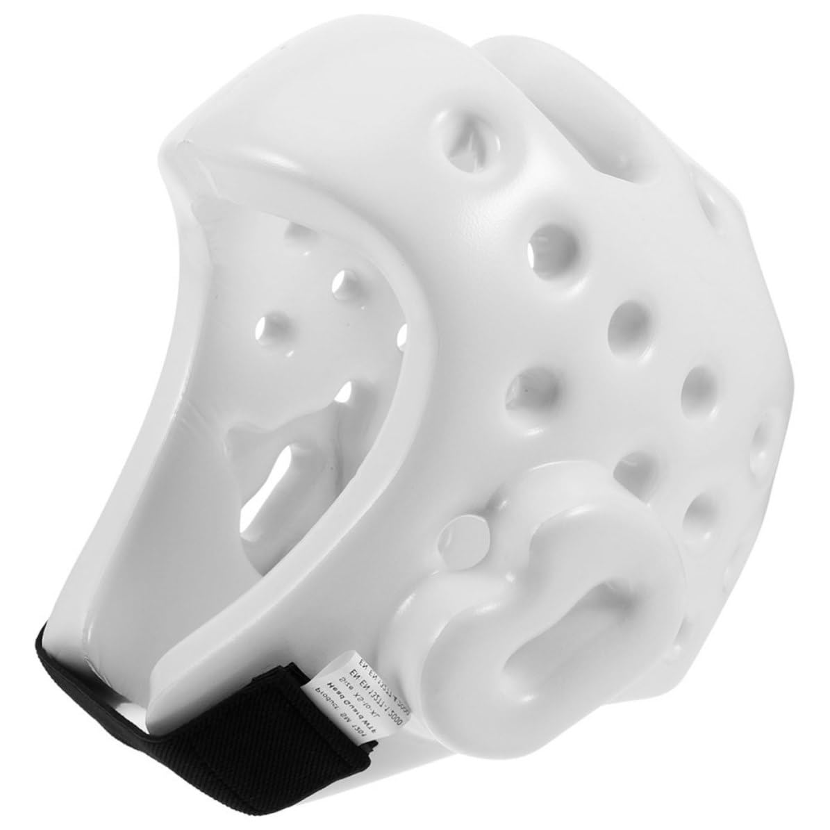 Casco de boxeo blanco de PU ajustable para el entrenamiento de combate 8