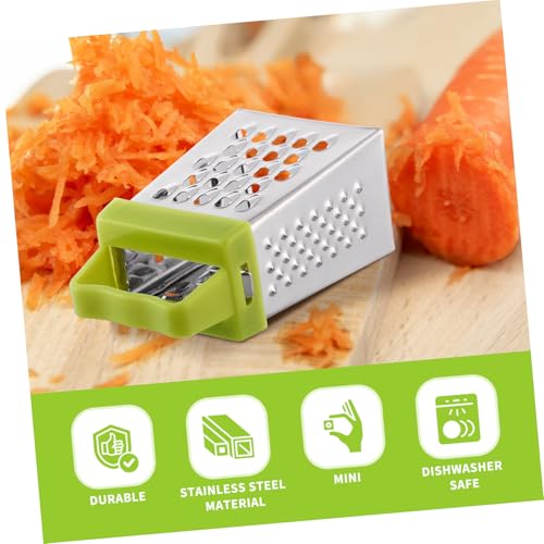 Set 3 ralladores mini de acero inoxidable para cocina miniatura 7