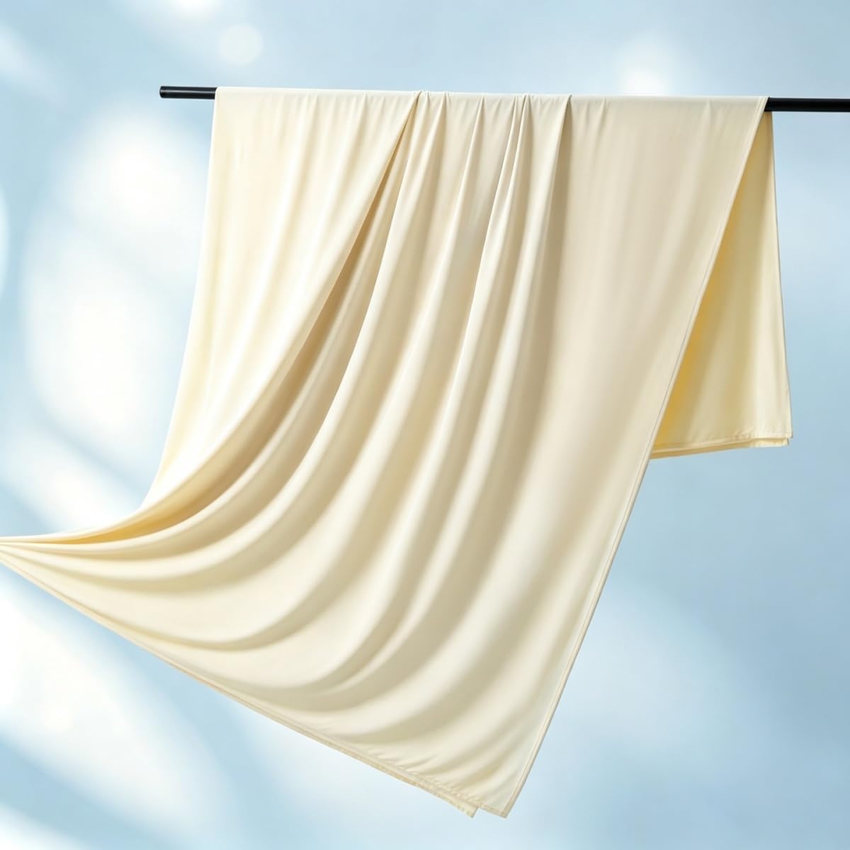 JvFbjLF Summer Blanket – Plain, Cooling For Hot Sleepers(Yellow,230x270cm)