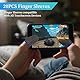 20 Stück Gaming Finger Sleeve- Silberfaser Finger Sleeves-Ultradünne Fingerlinge mit Blauem Rand-Schweißfeste Touch fingersleeves Zubehör-für Alle Touchscreen