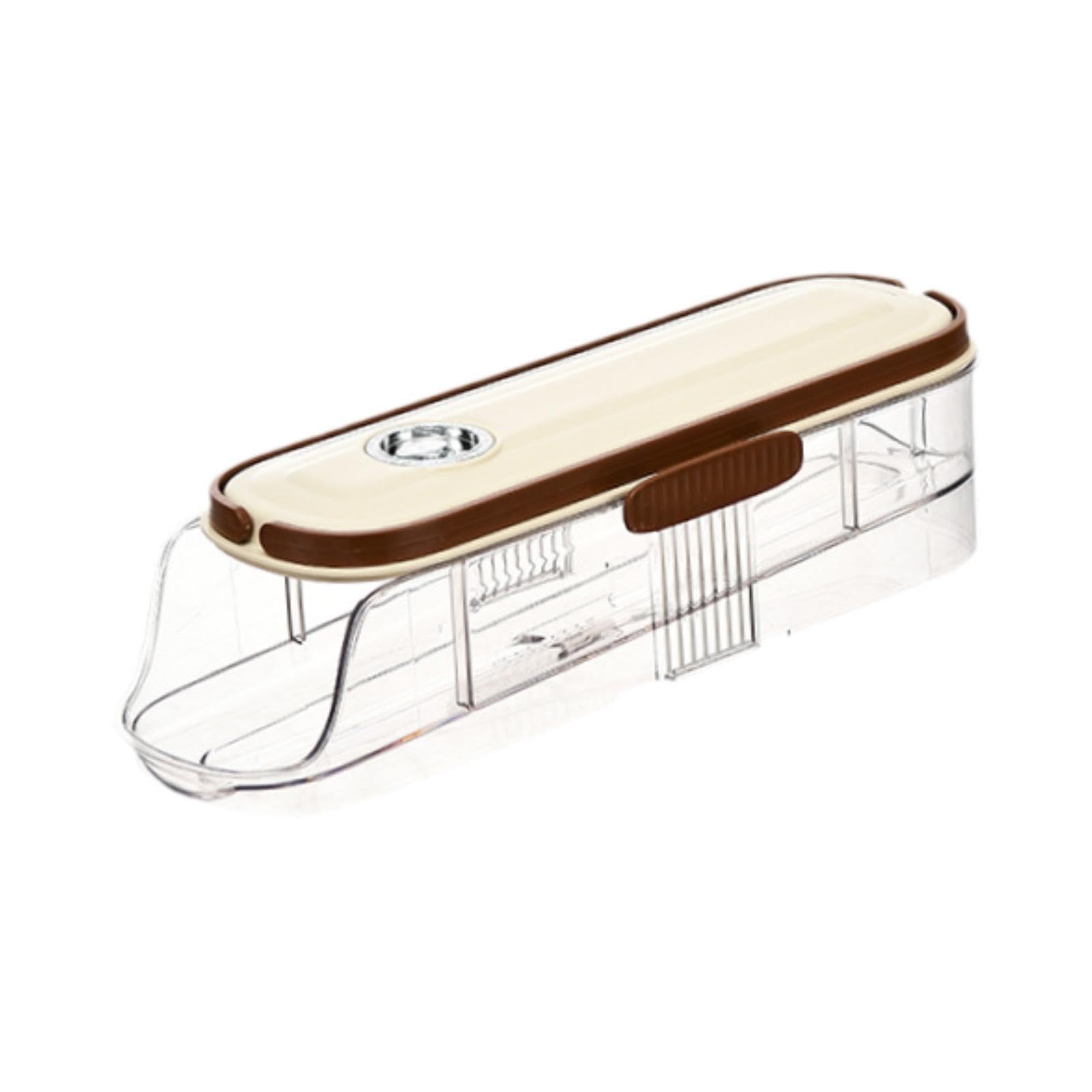 Egg Holder for Refrigerator Rolling Eggs Dispenser for Cabinet Pantry Fridge 1 Tier | Home & Garden | Kitchen, Dining & Bar | Kitchen Storage & Organization | Food Storage Containers-image-5