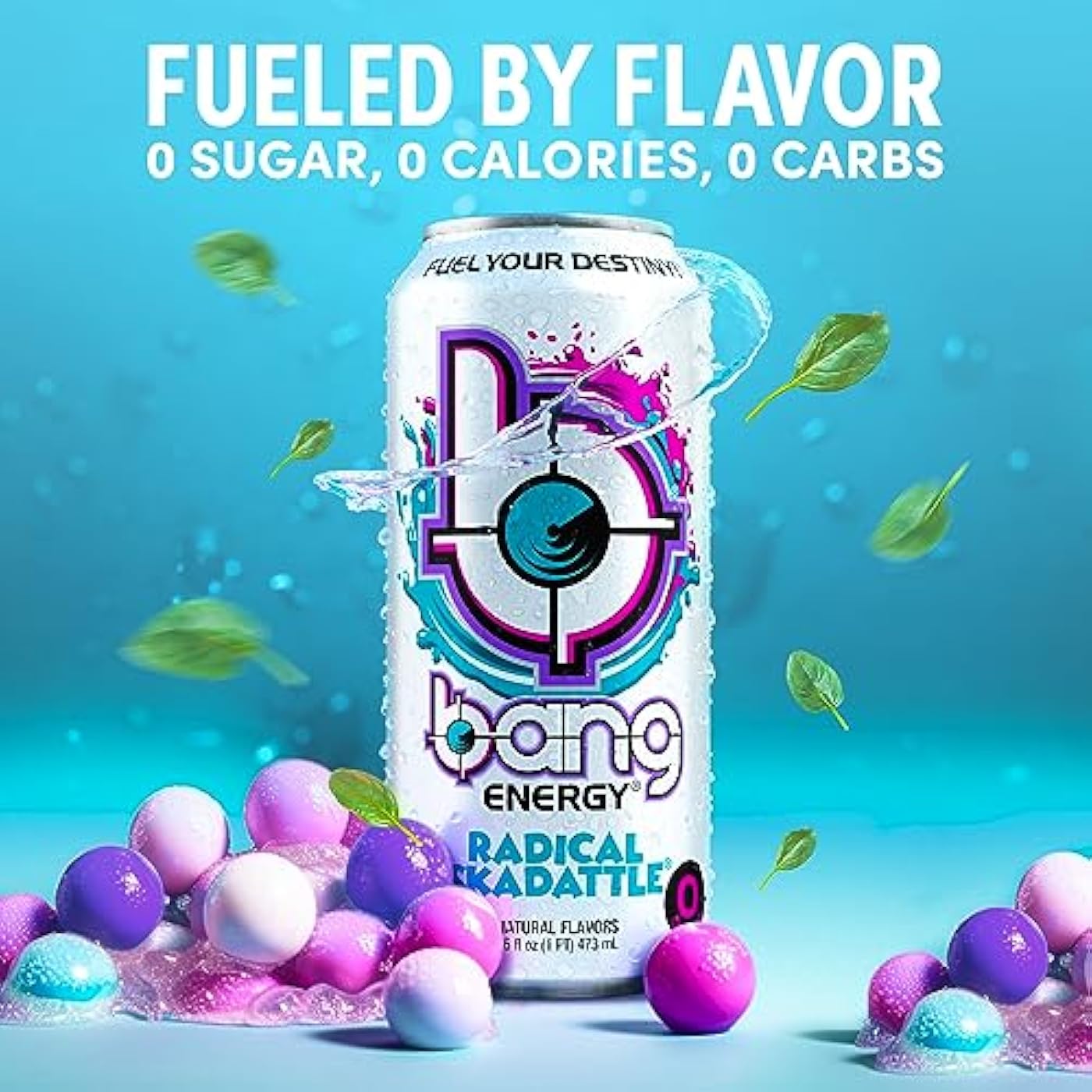 Bang Energy Radical Skadattle, SugarFree Energy Drink