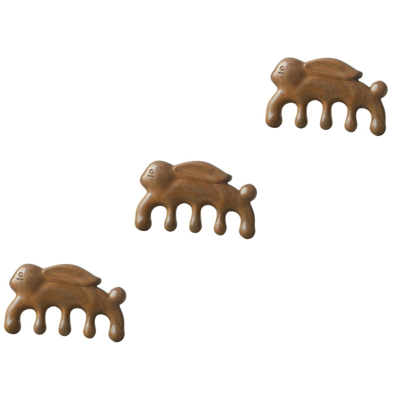 Healeved 3pièces Peigne Massant Anti-statique Pour Relaxation Du Chevelu Outil De Massage Pour Offrir Aux Proches Anniversaires Et Fêtes
