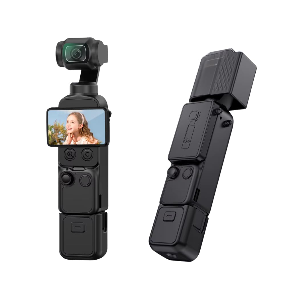 Yantralay Silicone Protective Case for D JI Os mo Pocket 4 | Anti-Scratch Camera Cover with Screen Lens Cap Protection | Pocket 4 Accessories-picture-18