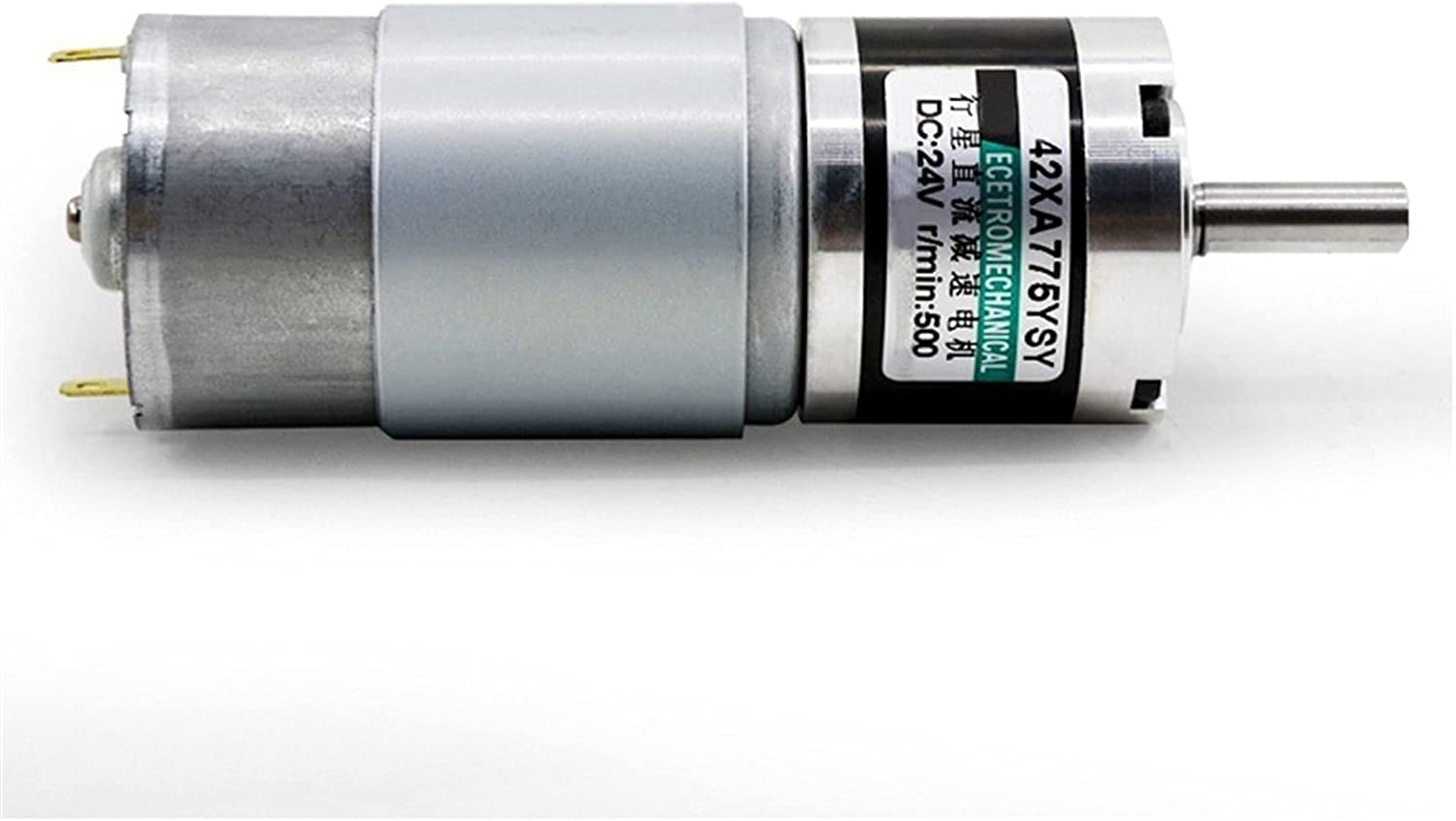 Petit moteur, moteur électrique, moteur d'entraînement, mini moteur, moteur à couple élevé 775, moteur réducteur 24 V CC, moteur planétaire 12 V, régulation de vitesse avant et arrière lente(12v,200rp