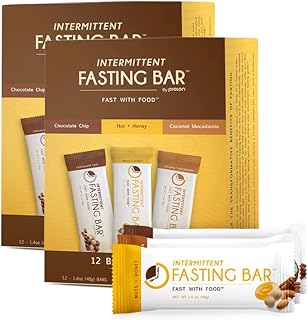 Prolon Fasting Bars | 5g Protein, 7g Fiber | Keto-Friendly, Gluten-Free, Dairy-Free, Plant-Based | Nutrition for Intermittent Fasting | Variety Pack | Nuts & Honey, Chocolate Chip, Coconut Macadamia (24 Count)