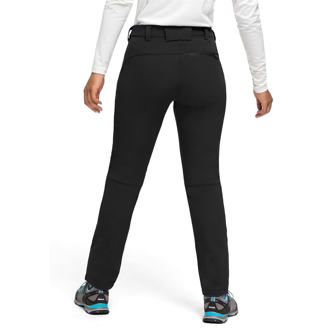 Maier Sports Helga Slim, Warme Damen Wanderhose, Wasserabweisende Outdoorhose für Trekking & Hiking, Enganliegender Schnitt, PFC-frei, mSTRETCH pro 2 & Dryprotec-Technologie