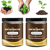 Soil Activator for Plants, Soil Pro Aktivator, Bodenaktivator, Bodenverbesserer & Lockerungsmittel – Wasserlösliche Formel revitalisiert verdichtete Böden für Gemüse, Blumen & Rasen