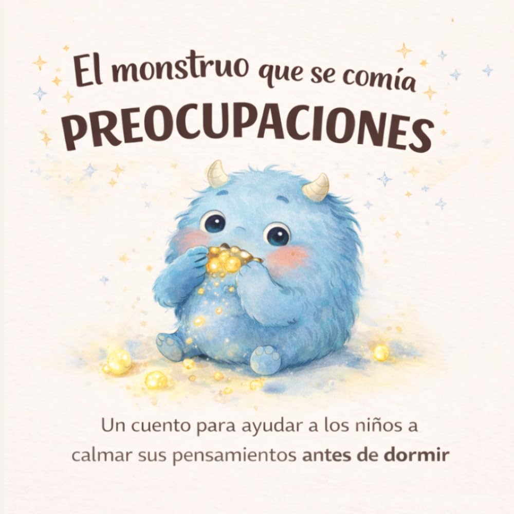El monstruo que se comía preocupaciones: Un cuento para ayudar a los niños a calmar sus pensamientos antes de dormir (Cuentos para entender lo que sentimos)