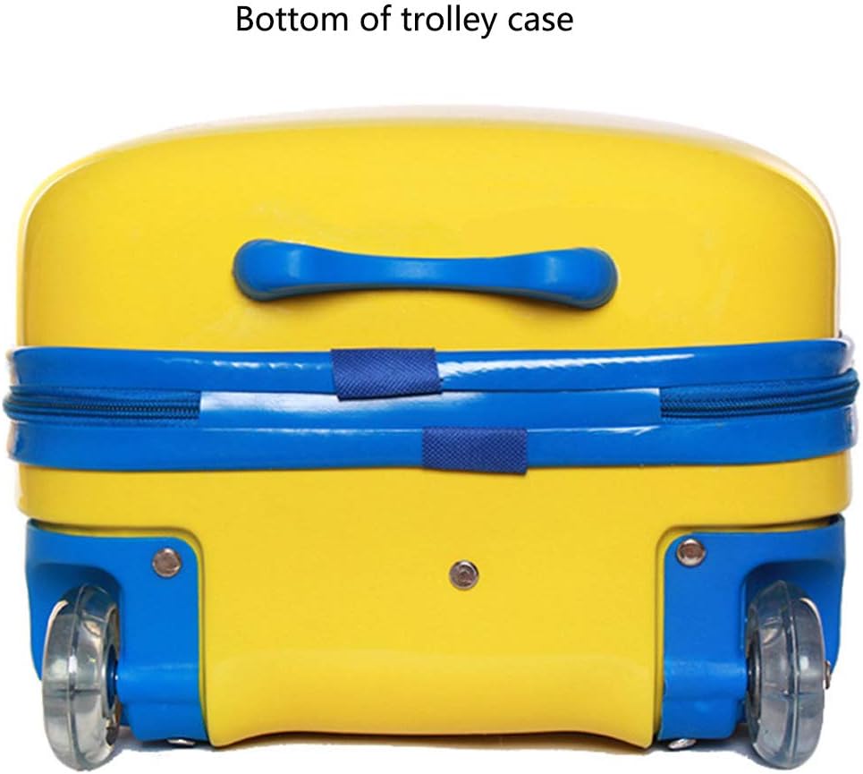 review SHIZHI Frozen 16 Inch Luggage Hard Side Spinner Suitcase Carry on Luggage Rolling (Blue princess)