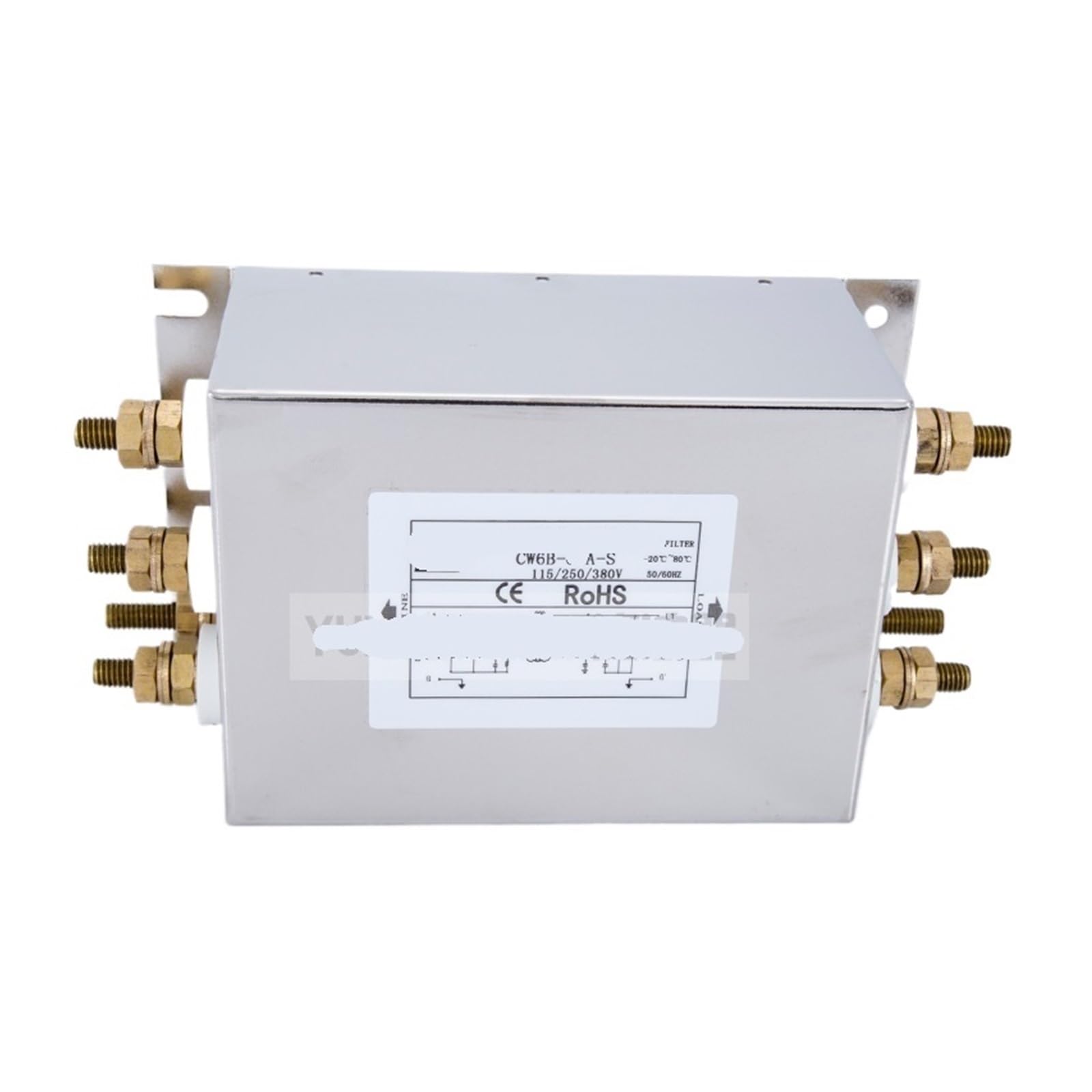 CAAUYXZW CW6B-150A-S Power filter 380v screw interface three-phase AC input(CW6B-150A-S)