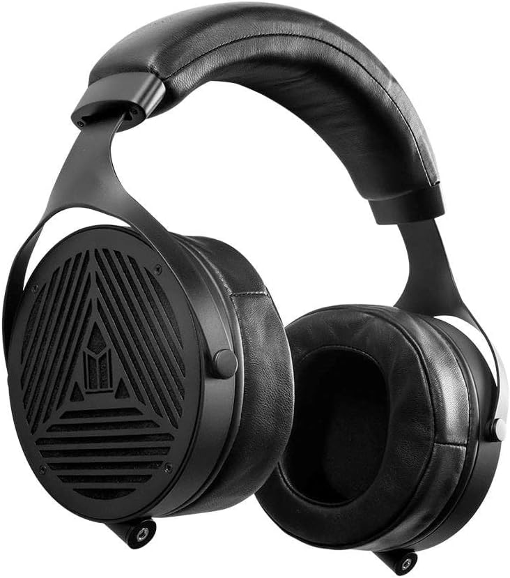 Monolith M1070 Over Ear Open Back Planar Headphones, Lightweight, Padded Headband, Plush And Removable Earpads, 106mm Planar Driver, Black, Wired