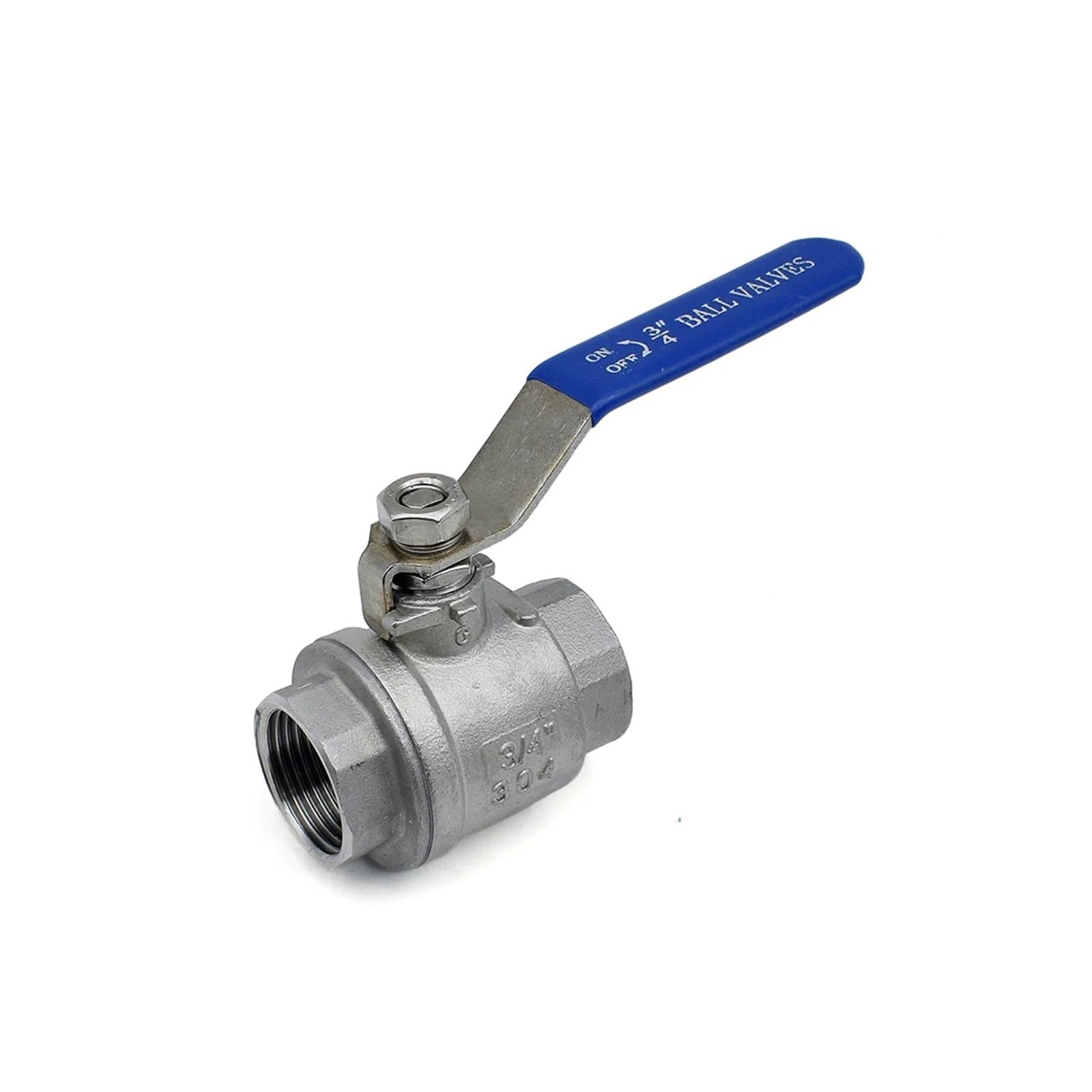 1 Uds 1/4 "3/8" 3/4 "1" 1-1/4 "1-1/2" 2 "BSPT 304/316L válvula de bola acero inoxidable hembra 2P paso completo, interruptor agua(3/8",SS316L)
