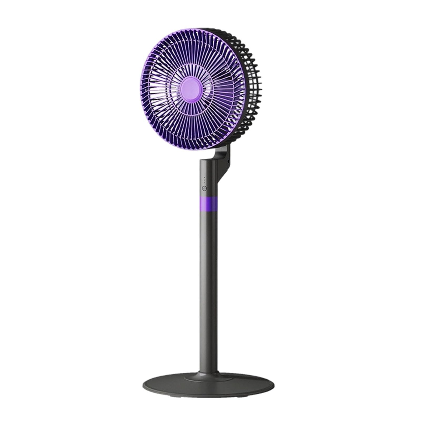 Pedestal Fan For Bedroom Standing Fan For Bedroom 2026 Upgraded Whole Room Air Circulator 90Ft Airflow 30Db Quiet Dc Motor Cooling Device 90° Oscillating Pedestal 3 Speeds Usb Adjustable Height