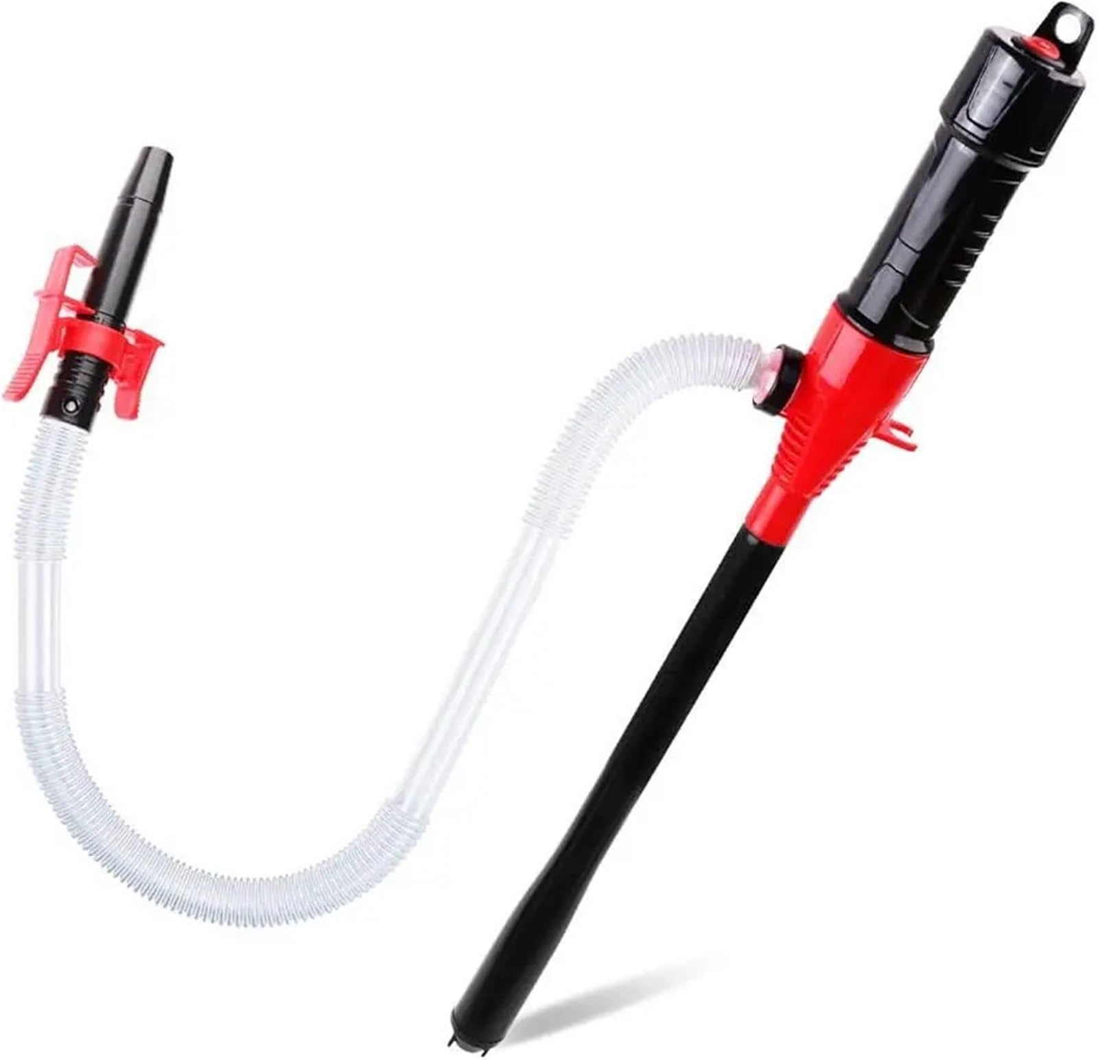 Pompy paliwowe do samochodu elektryczna pompa pali Przenośna elektryczna pompa do ekstrakcji oleju, przenośne narzędzie do transferu cieczy i wody z pistoletem(Red)