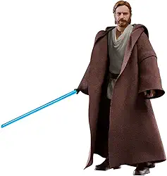STAR WARS Boneco The Black Series, Figura 15 cm - Obi-Wan Kenobi (Wandering Jedi) - F4358 - Hasbro, Marrom