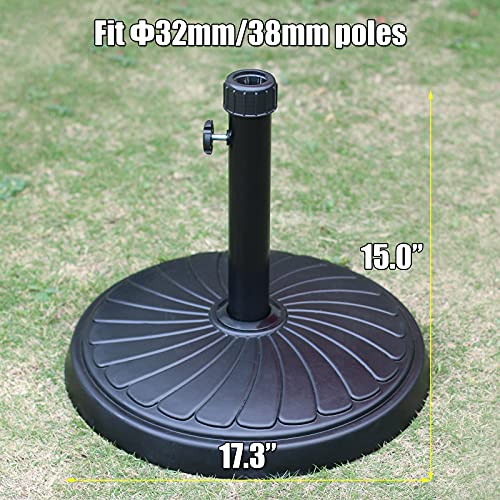 Orgrimmar 22Lbs Umbrella Base Heavy Duty Outdoor Living Round Antiqued Patio Market Umbrella Base #TOP1
