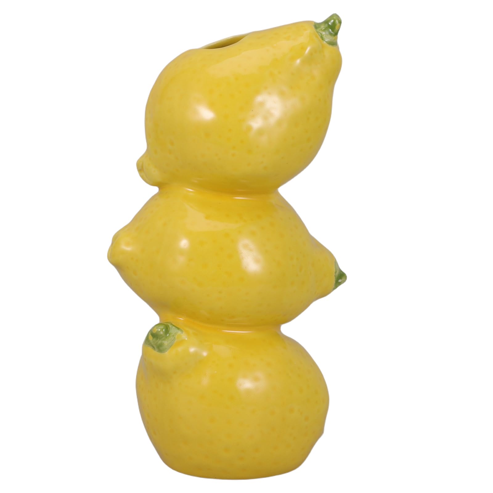 Vase en céramique de citron grand format pour décoration de table