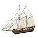 Lllunimon 1/100 Halcon Wooden Sailing Boat Model DIY Kit Ship Assembly Decoration Gift