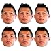 Star cutouts Masque Ronaldo SMP363, taille unique