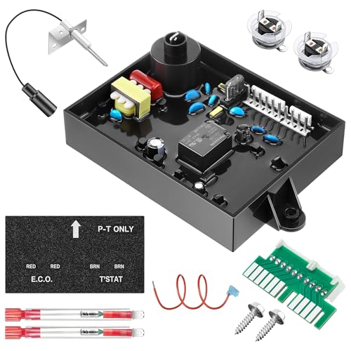 Dreyoo RV Water Heater Part Compatible with Atwood RV Water Heater GC6AA-10E GC10A-4E, Replacment for 91365 Control Circuit Board Parts, 91447 Thermal Cut Off Thermostat Set, 93868 Igniter Electrode
