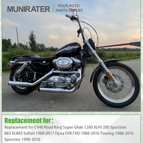 Image of CV40 40mm Carburetor Replacement for Sportster 883 XL883 1200 XLH1200 Softail Dyna Touring Super Glide Replacement for 27421-99C 27421-99A 27490-04 27465-04