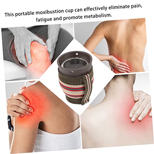 Juego de 1 set Tanque de Moxibustión de Cerámica para Uso en Casa con Aislamiento Térmico Ergonómico para Terapia Corporal y Masajes, Accesorio Adecuado para Personas Mayores miniatura 6