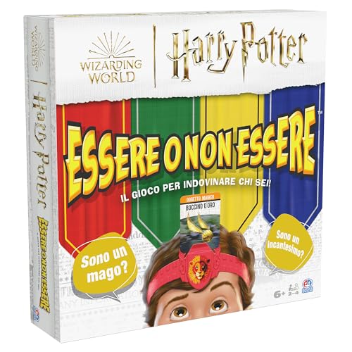 ESSERE O NON ESSERE HARRY POTTER: la seconda edizione del gioco da tavola di domande veloci per indovinare chi sei a tema Harry Potter include 4 fascette speciali e nuove illustrazioni.