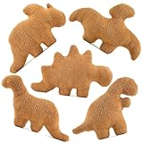 Lixzuch 5 Packs Dino Nugget Pillow Plush, Large Dinosaur Chicken Nugget Pillow Stuffed Animal Plush Toy, Dino Nugget Dinosaur Theme Party Decoration Birthday for Kids Boys Girls