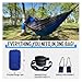 Outdoor Camping Nylon Hammock Sleep Swing Tree Bed Garden Backyard Protable Hammock Chair Hanging Hammock for Terrace, Outdoor(Dark Grey L)