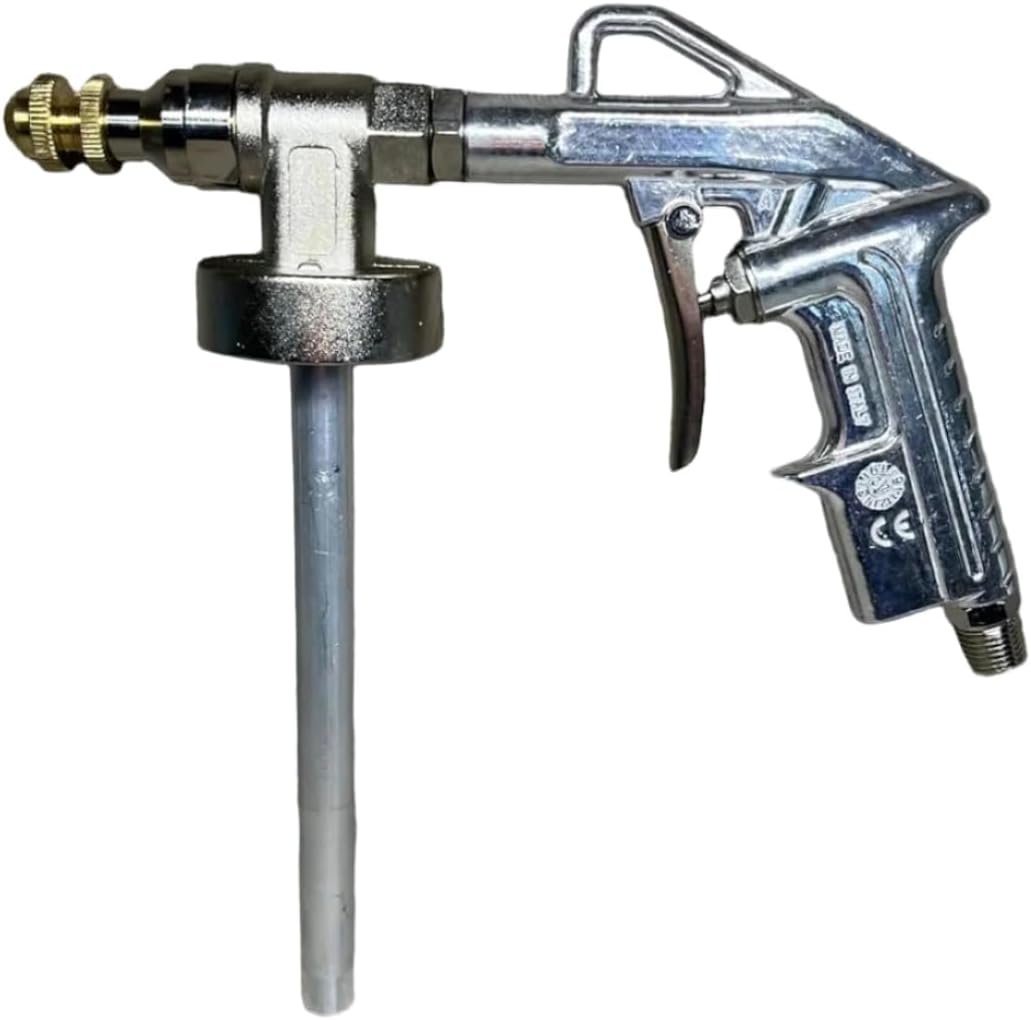 Berkebile PFC Black Pro Undercoating Spray Gun & Custom Threaded Funnel - 2 Wand Kit (3 W Quart Bottles)