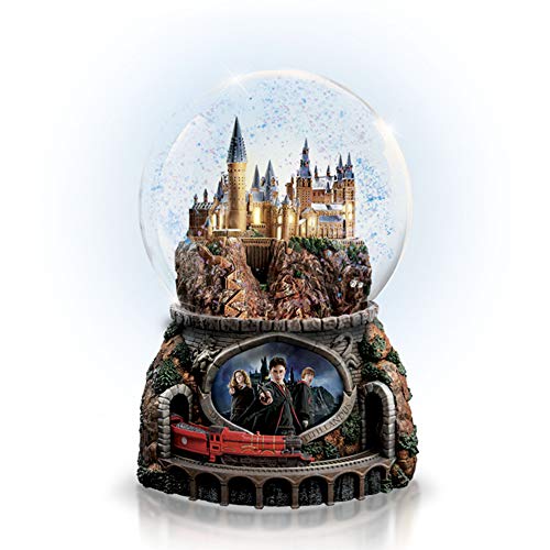The Bradford Exchange - Harry Potter Hogwarts Express Illuminated Musical Globe - Featuring A Lighted Sculpture, Music and A Moving Train