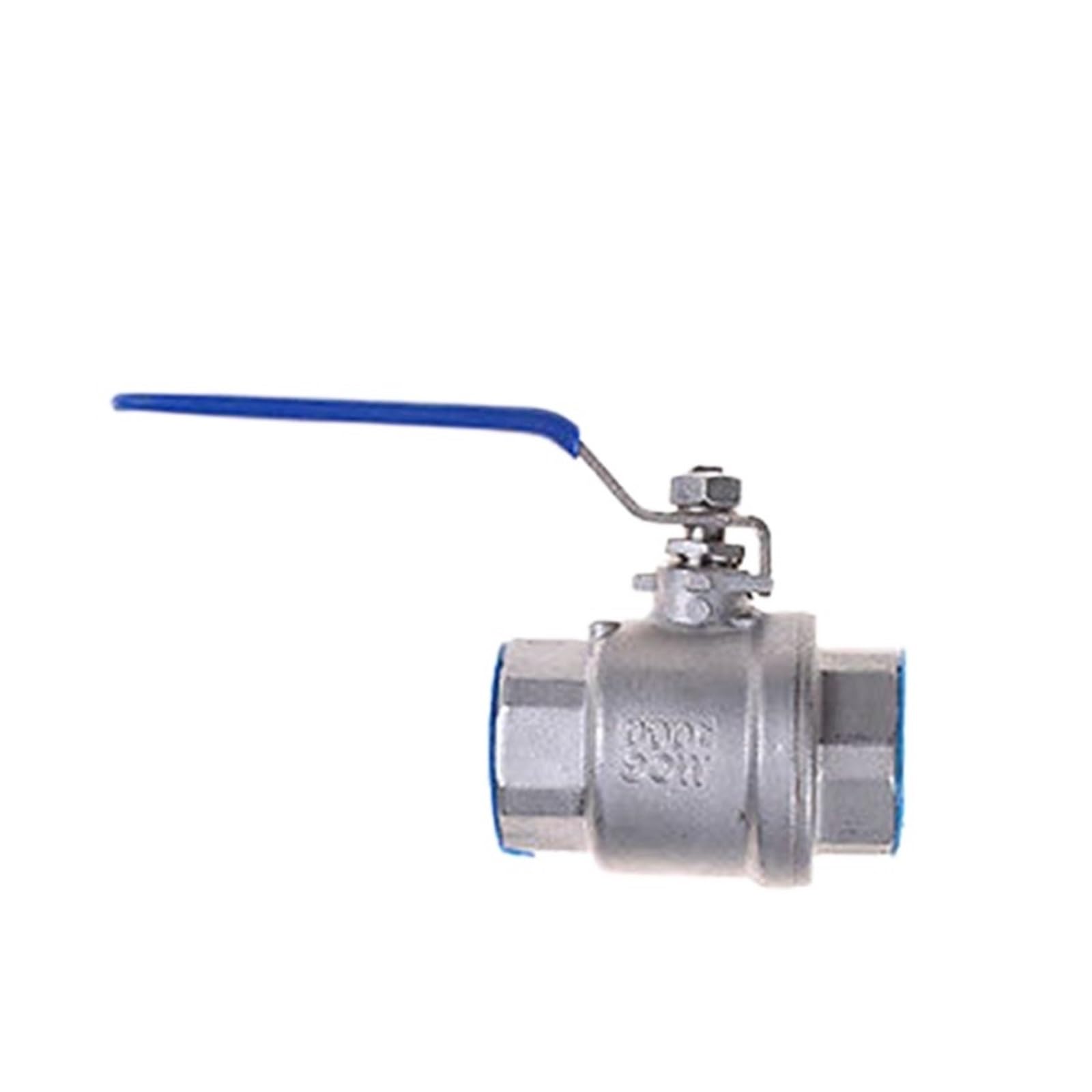Robinet à boisseau sphérique DN25 en acier inoxydable 304 pour canalisation domestique