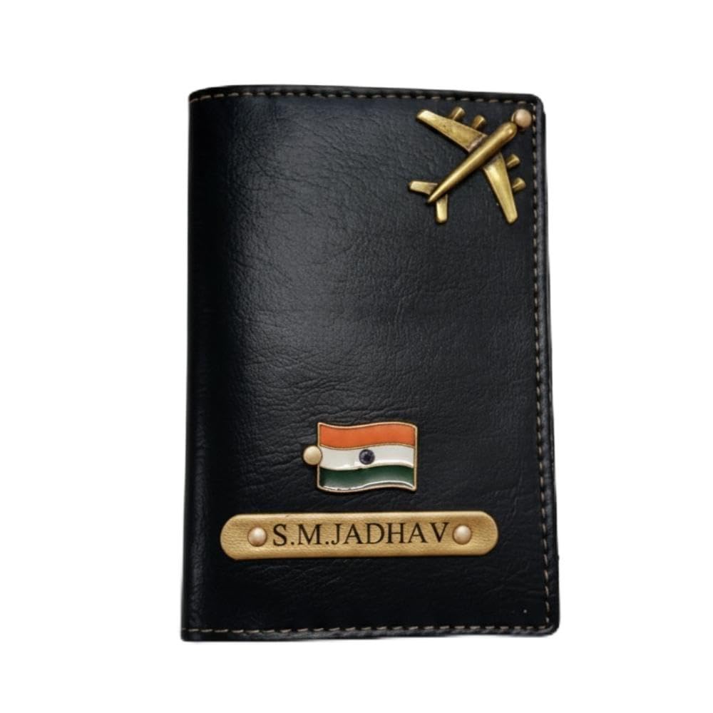 Little Cubess Personalized Handmade Multicolor Passport Cover Leather Gift for Men and Women