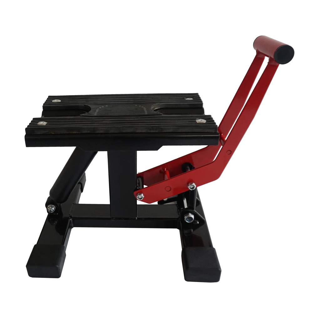 Buy Motorcycle Dirt Bike Jack Stand Lift 300LBS Table Repair Rack ...