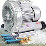 seitenkanalverdichter für vakuumtisch ▶【Effizienter Betrieb】: Das Hochdruckgebläse ist mit einem hocheffizienten Motor, Kupferspulen und hochpräzisen Lagern ausgestattet, die den Rotor effektiv zum Drehen antreiben können, mit sanfter Vibration, stabilem und zuverlässigem Betrieb, was Zeit spart, die Arbeitseffizienz verbessert und die Umweltverschmutzung reduziert.