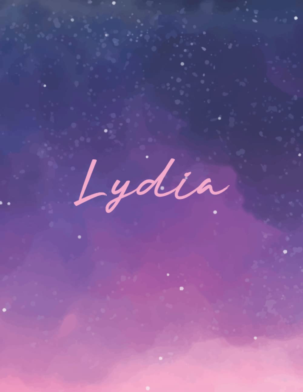 Lydia: Journal Notebook Gray for Writing and Drawing, Blank | Calligraphy Dot Grid Journals | 8.5 x 11 inch - V.94