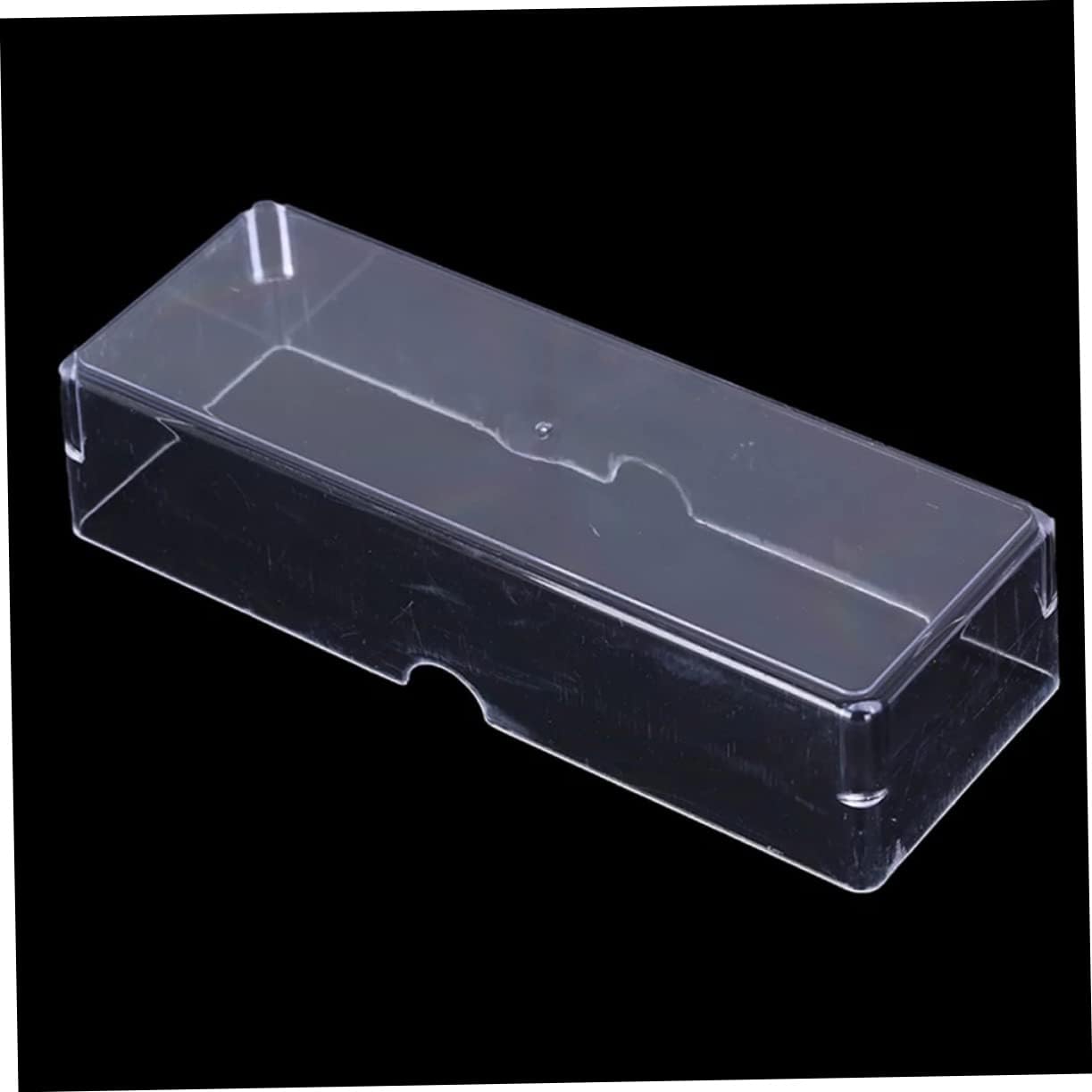 1pc Box Chip Rack Chips Display Case Poker Coin Container Tray with Lid Acrylic Material Showcase