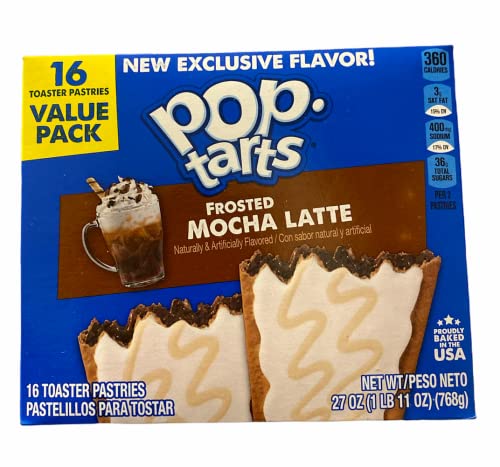 Pop Tart Kellogg's Pop-Tarts Toaster Pastries Frosted Mocha Latte