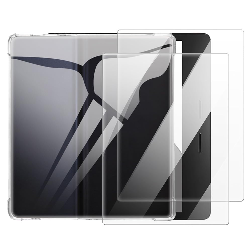 Funda iReader Ocean 4C 7.0 2025 y protector de pantalla de vidrio templado transparente 8