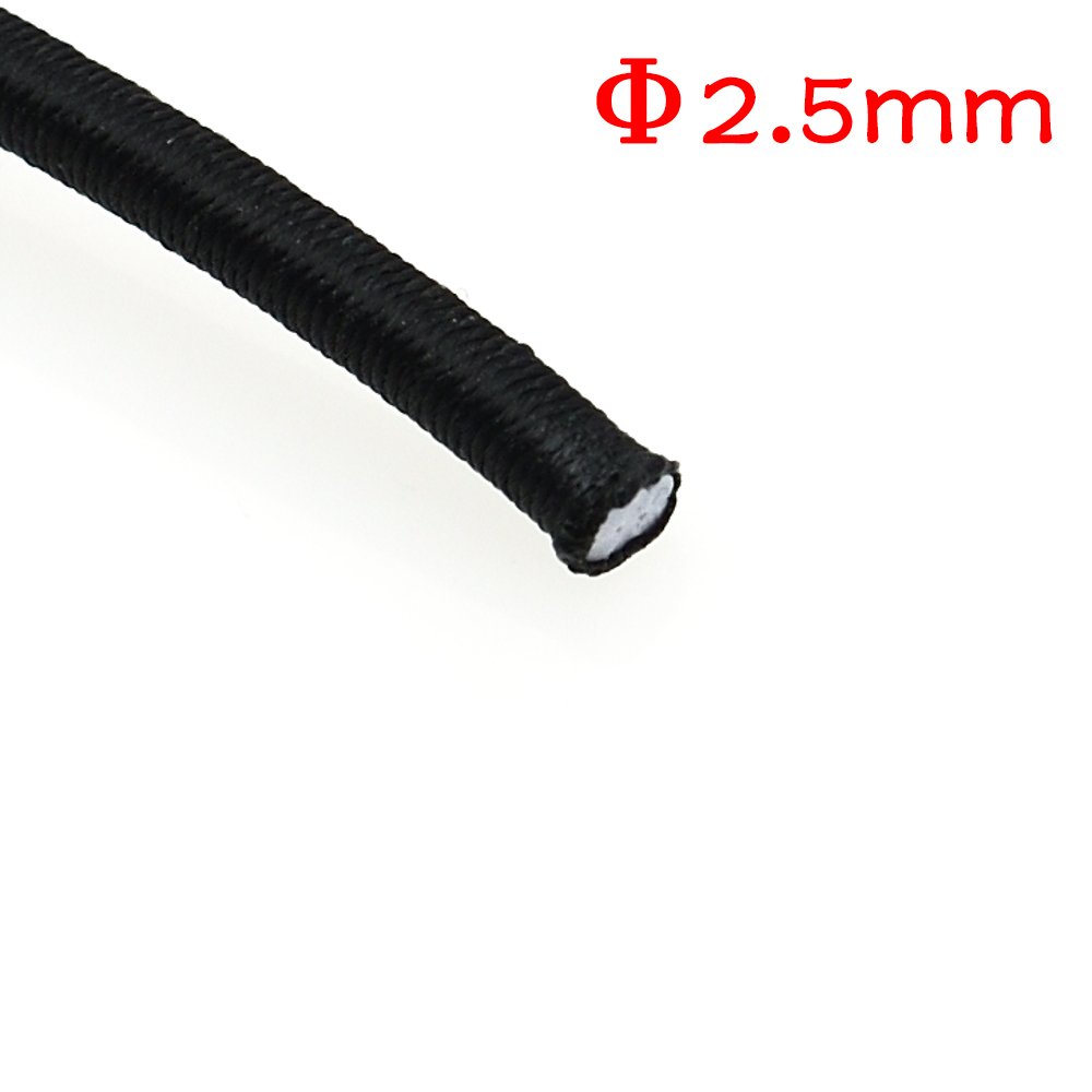 Cuerda elástica fuerte de 33 pies, cuerda elástica para acampar al aire libre, tiendas de campaña, kayak, barco, bolsa, equipaje (33 pies, diámetro de 3/32 pulgadas (2.5 mm)