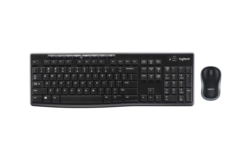Logitech Bcc950 Conference Cam Per Conferenze Da Ufficio, Nero & Mk270 Kit Tastiera E Mouse Wireless Per Windows, Wireless 2.4 Ghz, Mouse wireless Compatto, 8 Tasti Multimediali E Scelta Rapida