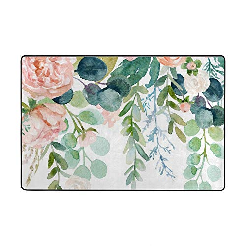 Paillasson pour salon grand format microfibre douce et isolante