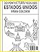 30 pontos turísticos dos Estados Unidos para colorir (Portuguese Edition)