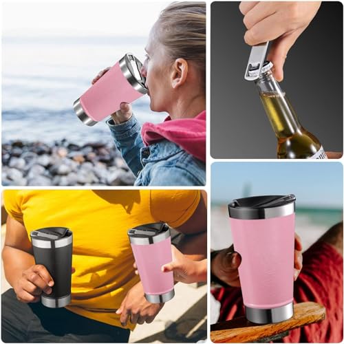 copo termico 473 ml beer pint 12 cores (rosa claro)