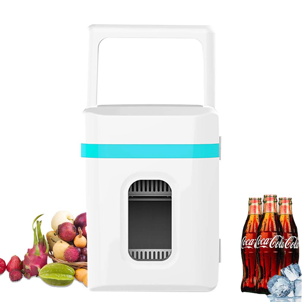 Mini Freezers Table Top，Quiet Operation Cooler,Mini Fridge Electric Cooler/Warmer -AC/DC Portable Thermoelectric System (10 Litre),Blue
