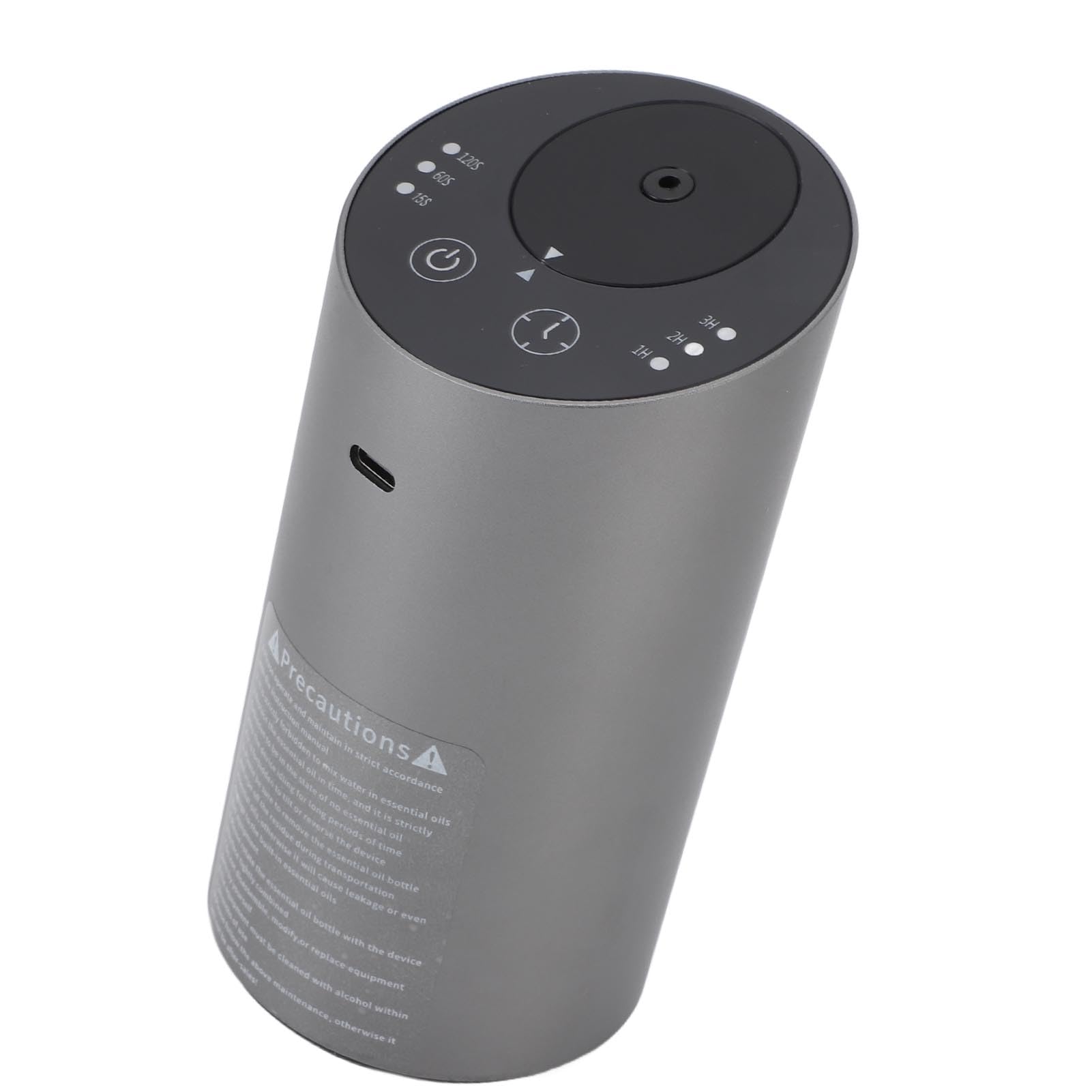 Kadimendium Difusor de Aceite Esencial sin Agua para Coche, Difusor Portátil Duradero de Aleación de Aluminio de Alta Gama para Coche, Dormitorio, Sala de Estar y Oficina