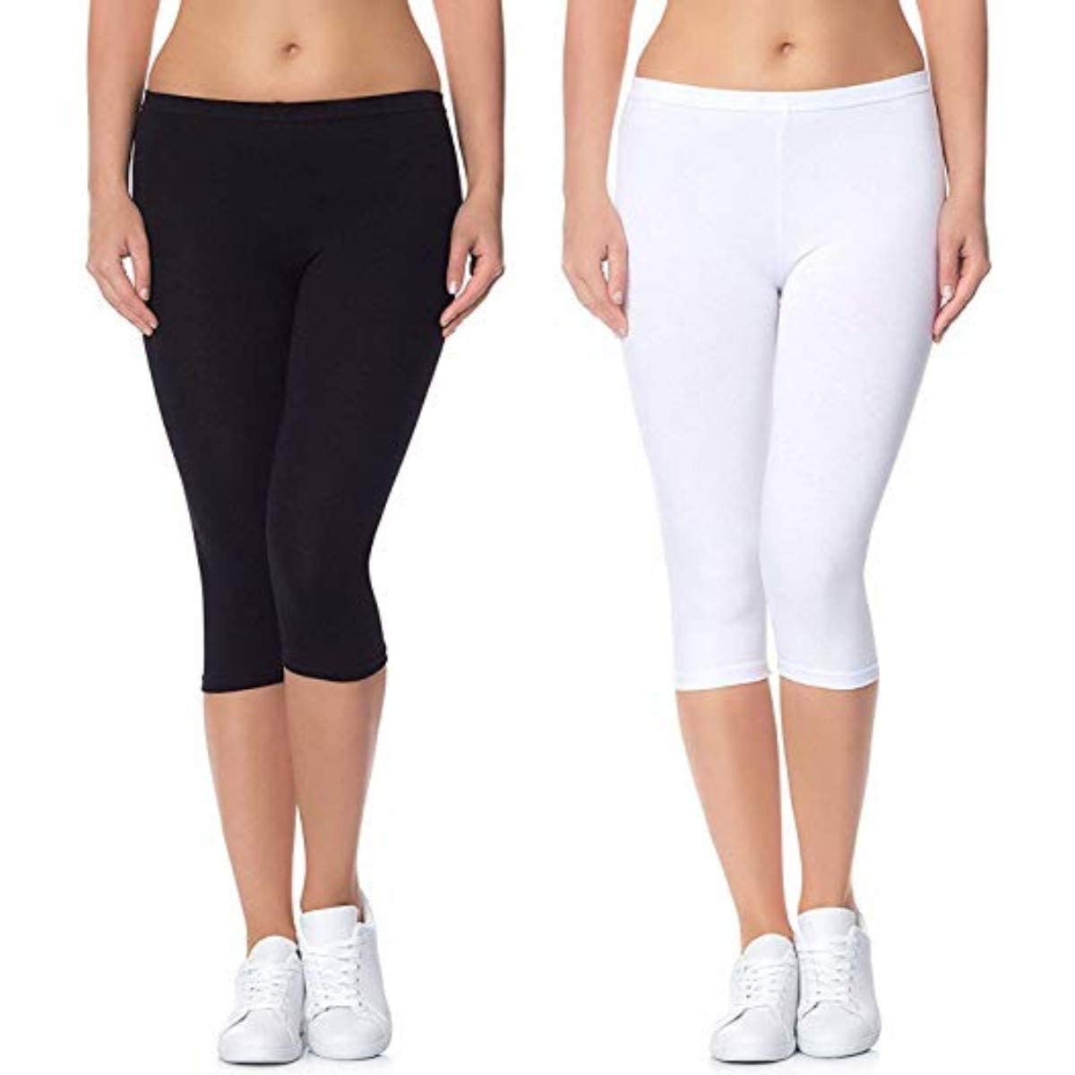 stunning collection 3/4th Viscose Capri Pants for Girls & Women | Cropped Three Fourth Pants-picture-23