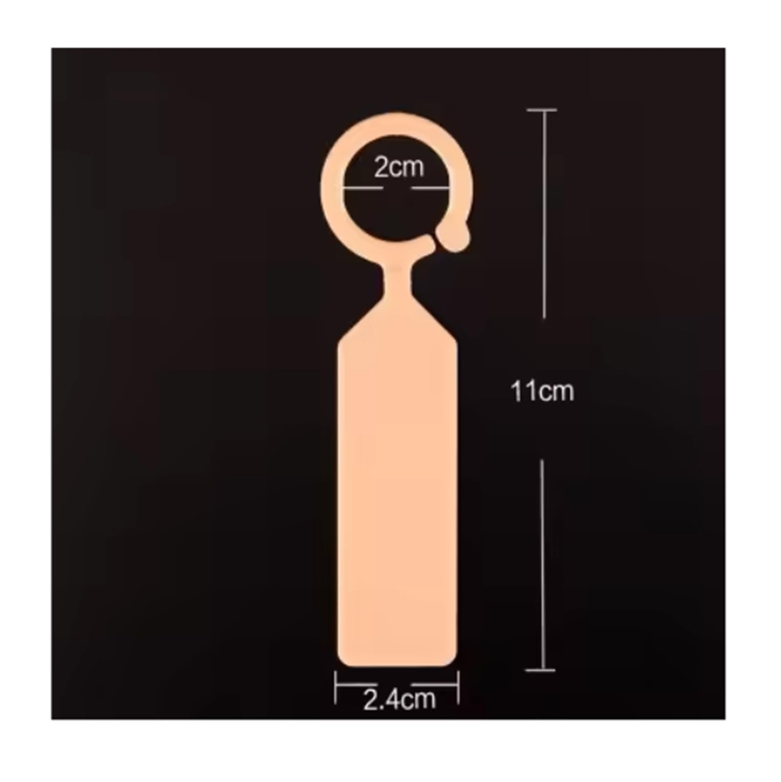 Etichette per Piante 500 pezzi di cartellini for piantagione da giardino, ganci for alberi, cartelli in plastica impermeabili, riutilizzabili, appesi, etichette(WHITE)